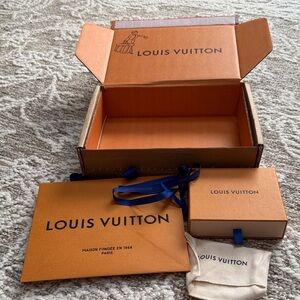 Louis Vuitton Orange and Blue Packaging Set